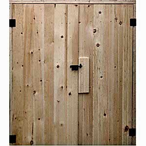 Double Wooden Shed Doors
