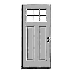 1/4 Light Shed Door