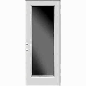 full glass door
