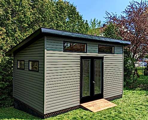 large modern shed