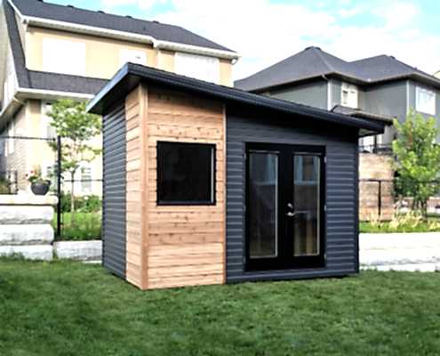 Custom-built shed